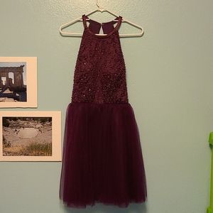 Winter Formal Purple Dress